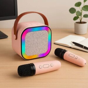 Prenosni Karaoke Zvučnik + 2 mikrofona